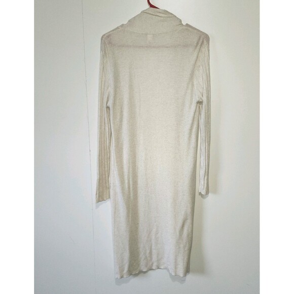 Victoria's Secret Cashmere Blend Ribbed Cardigan Womens Medium Beige Soft Cozy - Picture 2 of 9